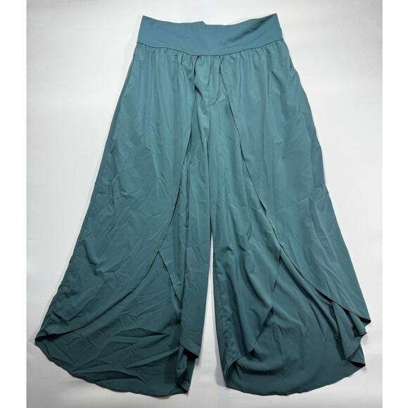 HALARA Pants - Halara Play It My Way Women's Blue/Green Split Leg Pants - Size XL (30x23.5)